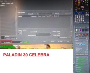 DRUID LVL 126 KNIGHT 130 PALADIN 30 COM 3KK400 - Tibia
