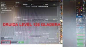 DRUID LVL 126 KNIGHT 130 PALADIN 30 COM 3KK400 - Tibia