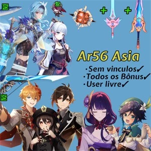 Eula + Pinhos, 3 Arcontes, Childe e Ayaka - Genshin Impact