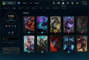 Conta League Of Legends - Season 4 - 108+ skins LOL