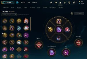 Conta League Of Legends - Season 4 - 108+ skins LOL