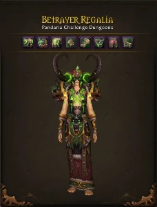 Challenge Mode Mop C/ 5 Sets  (DK,DRUIDA,WARLOCK,HUNTER,SHAM - Blizzard