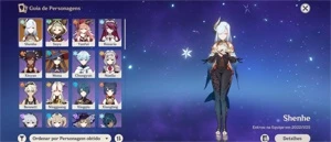 Shenhe e Mona AR10 - Genshin Impact