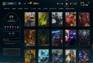 Conta Unranked com 105 campeões e 89 Skins - League of Legends LOL