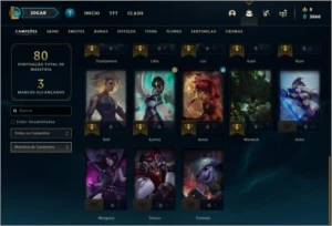 Conta DIAMANTE 2 Smurf BARATA com 2 skins e 28 champs - League of Legends LOL