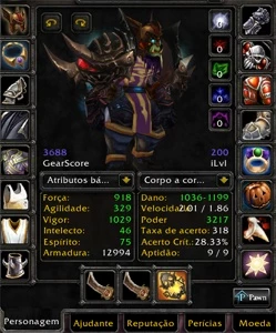 Conta wow wotlk dk 80 biss - Outros