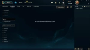 Conta League Of Legends com 385 skins, 5 míticas LOL