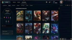 Conta do Lol com todos os Chanps e 762Skins - League of Legends