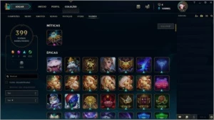 Conta do Lol com todos os Chanps e 762Skins - League of Legends
