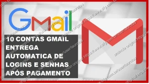 2 Contas Google / Gmail Entrega Automatica - Emails