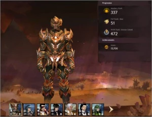 8 personagens lv80.The Bifrost. Ad Infinitum - negociável - Outros