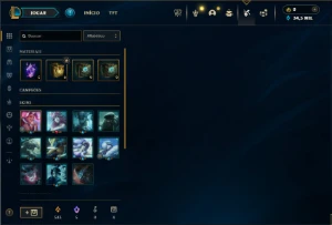 Mestre com 25 Champs e 1 Skin + 11 Fragmentos - League of Legends LOL