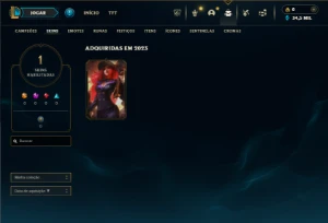 Mestre com 25 Champs e 1 Skin + 11 Fragmentos - League of Legends LOL