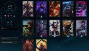 conta league of legends LOL