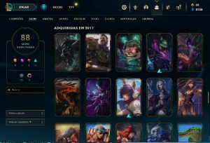 conta lol bronze 1 88 skins 60 emotes 2015 acc - League of Legends