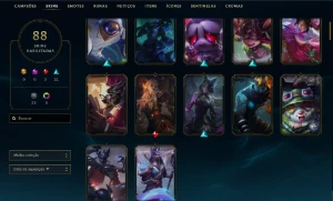 conta lol bronze 1 88 skins 60 emotes 2015 acc - League of Legends