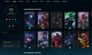 conta lol bronze 1 88 skins 60 emotes 2015 acc - League of Legends