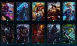 Conta Lol com várias Skins Lendárias. - League of Legends