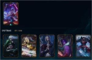 Conta Lol com várias Skins Lendárias. - League of Legends