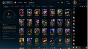 Conta Lol com várias Skins Lendárias. - League of Legends