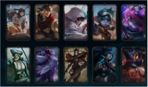 Conta Lol com várias Skins Lendárias. - League of Legends