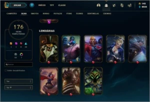 CONTA LEAGUE OF LEGENDS LOL