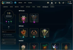 CONTA LEAGUE OF LEGENDS LOL