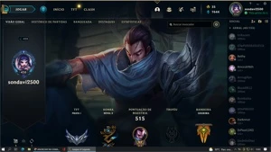 Estou vendendo minha conta level 420 com 83 skins, elo prata - League of Legends LOL