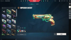 Conta Valorant platina com muitas skins