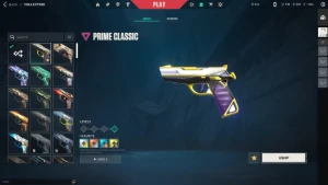 Conta Valorant platina com muitas skins