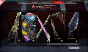 Conta apex com 2 Heranças Wraith e Bloodhound - Apex Legends