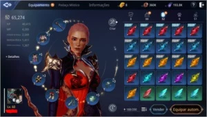 Conta Mir4 lvl 60 e 65k de power.  pets épico e raro de xp.