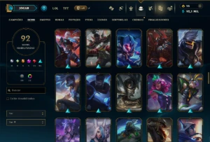 Prata 2 com 145 Champs e 92 Skins ( ADC / JG / TOP ) - League of Legends LOL