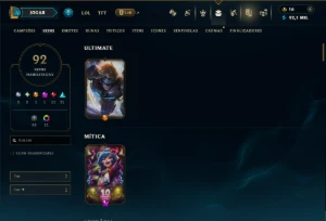 Prata 2 com 145 Champs e 92 Skins ( ADC / JG / TOP ) - League of Legends LOL