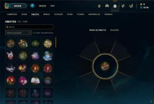 Conta Platina 1 com 66 PDL, 33 Champs e 6 Skins - League of Legends LOL