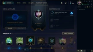 CONTA OURO 4 SOLO/DUO e PLATINA 4 TFT - League of Legends LOL