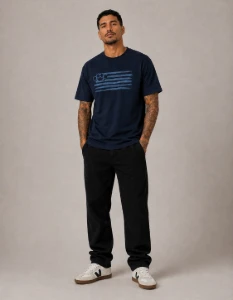 Camiseta Azul Marinho Punch - Artesanato e Personalizados