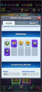 Conta Clash Royale Lv 13 com passe do mês 03/22 comprado