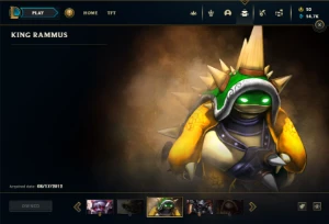 Bronze 1 com 150 Champs e 242 Skins + 2 Skins Raras + Icones - League of Legends LOL