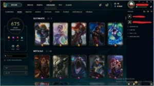 Conta League Of Legends Seaseon 2" C/ 675 Skins LOL