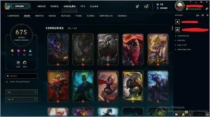 Conta League Of Legends Seaseon 2" C/ 675 Skins LOL