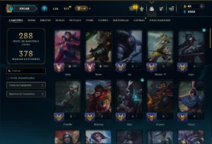 Ferro 2 com 65 Champs e 75 Skins +3 Ultimates - League of Legends LOL