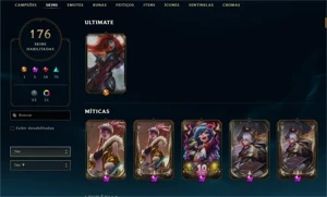 Conta League Of Legends Diamante 2 LOL