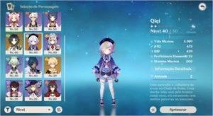 [AR34] XIAO 5* + QIQI 5* + ESPADÃO ORGULHO CELESTIAL 5* - Genshin Impact