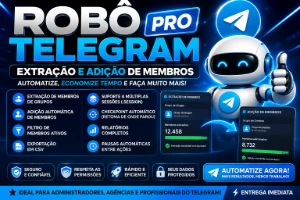 Bot Telegram|Extraia E Adicione Membros Automaticamente