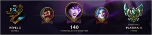 Conta Platina 2 - League of Legends LOL