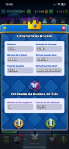 Conta de 8 anos! Informaçoes e fotos no anuncio!! - Clash Royale