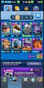 Clash royale Lv 10 13 lendarias 4300 trofeis