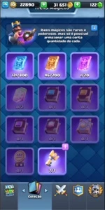 Clash royale Lv 10 13 lendarias 4300 trofeis