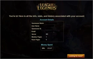 Conta nv 30 prata 1 77 campeoes - League of Legends LOL